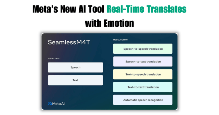 Meta’s New AI Tool Real-Time Translates with Emotion